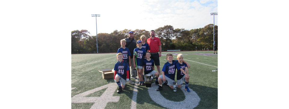 5th and 6th Grade Super Champs! Undefeated Giants